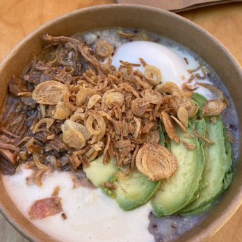 Maya Congee Cafe - Wake Me Up congee - Coffee & Tea Near Me - Brooklyn, New York