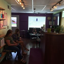 Angelo's Salon Spa - Waiting room is full!