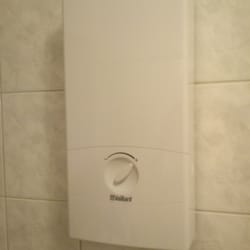 Elektro-Hefter - Der von Hefter installierte Durchlauferhitzer.