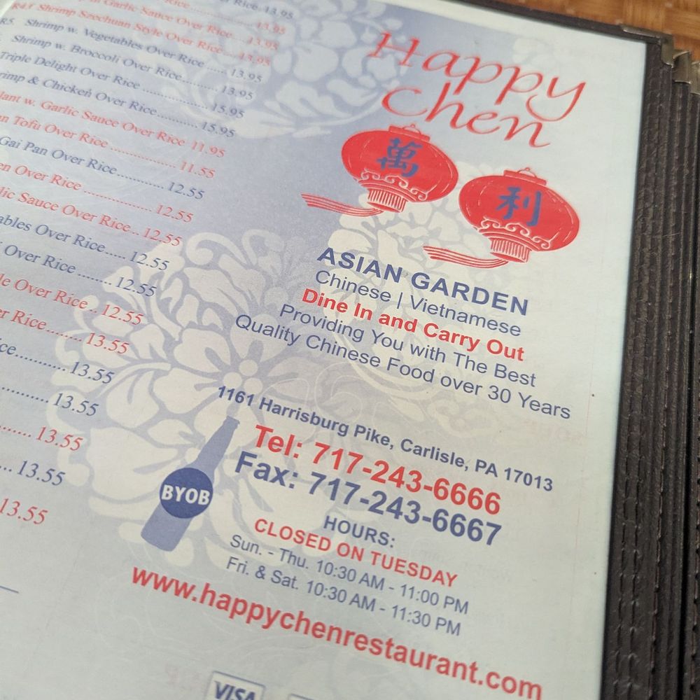 Happy Chen - Chinese Near Me - Carlisle, Pennsylvania Happy Chen - Chinese Near Me - Carlisle, Pennsylvania