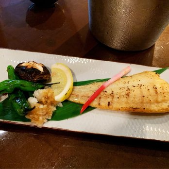 Izakaya Tonchinkan - Grilled overnight dried Ikijime Halibut - Izakaya Near Me - Arcadia, California
