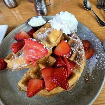 Cafe Americano at Caesars Palace - Belgian waffle - Breakfast & Brunch Near Me - Las Vegas, Nevada Cafe Americano at Caesars Palace - Belgian waffle - Breakfast & Brunch Near Me - Las Vegas, Nevada