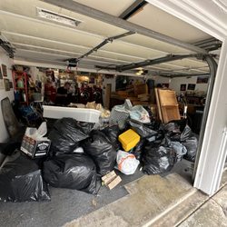 Leader Junk Removal & Hauling - Garage clean up (before)