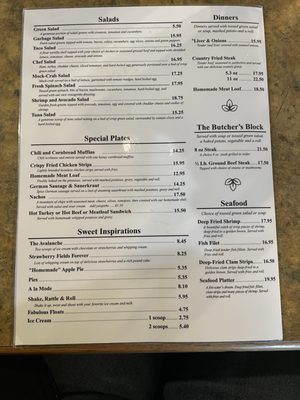 Menu photo 4 Frankie Doodle's Spokane, WA