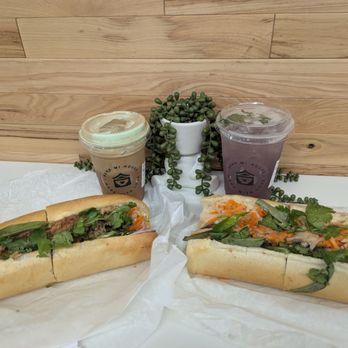 Banh Mi House - Cold Cut & Grilled Beef Banh Mi w/Pandan Vietnamese Coffee & Lavender Mint Lemonade - Vietnamese Near Me - Minneapolis, Minnesota Banh Mi House - Cold Cut & Grilled Beef Banh Mi w/Pandan Vietnamese Coffee & Lavender Mint Lemonade - Vietnamese Near Me - Minneapolis, Minnesota