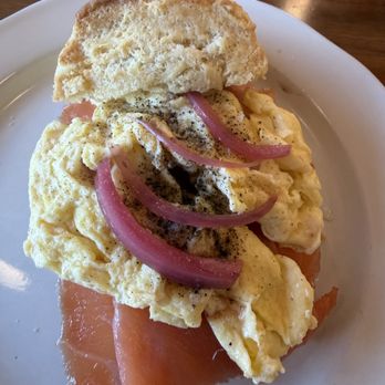 Hot Hands Pie & Biscuit - Lox & Egg Biscuit - Desserts Near Me - Saint Paul, Minnesota
