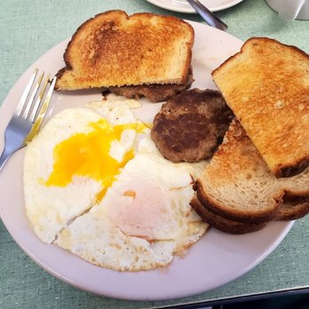 McAteer's - Eggs over easy with sausage patty - Diners Near Me - Fairmont, West Virginia McAteer's - Eggs over easy with sausage patty - Diners Near Me - Fairmont, West Virginia