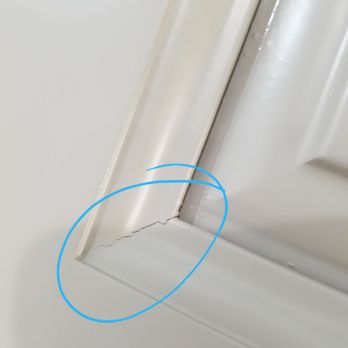 MTD Kitchen - Cracked cabinets that did not end up getting replaced. After 1 month of purchase. Unbelievable! - General Contractors Near Me - Anaheim, California