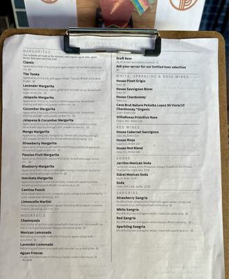 Menu photo 1 The 1 Cantina Oviedo, FL