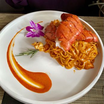 Trattoria 360 - Lobster pasta. Beautiful presentation. Dish was delicious. - Italian Near Me - Campbell, California