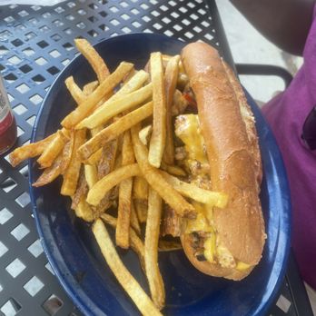 Basecamp at Kennesaw Mountain - Chicken Philly with hand cut French fries - Breakfast & Brunch Near Me - Marietta, Georgia