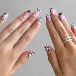Full set acrylic with gel polish designs! Full set acrylic with gel polish designs!