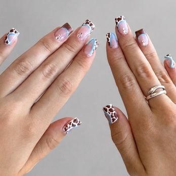 Polish Room 1 - Glendale - Full set acrylic with gel polish designs! - Waxing Near Me - Glendale, Arizona