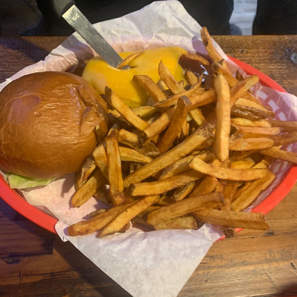 The GR - Western BBQ Chicken Sandwich with fries - Burgers Near Me - Twin Falls, Idaho The GR - Western BBQ Chicken Sandwich with fries - Burgers Near Me - Twin Falls, Idaho