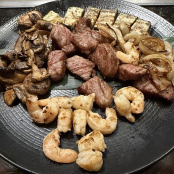 Benihana - Hibachi shrimp, hibachi vegetables, A5 Japanese wagyu tokyo broil served with wagyu fried rice - Sushi Bars Near Me - New York, New York Benihana - Hibachi shrimp, hibachi vegetables, A5 Japanese wagyu tokyo broil served with wagyu fried rice - Sushi Bars Near Me - New York, New York