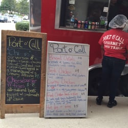 Port O' Call Rva - Menu