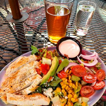 Rapscallion Table & Tap - Cobb salad with grilled chicken and ranching dressing on the side. Yummy!! - Brewpubs Near Me - Acton, Massachusetts Rapscallion Table & Tap - Cobb salad with grilled chicken and ranching dressing on the side. Yummy!! - Brewpubs Near Me - Acton, Massachusetts