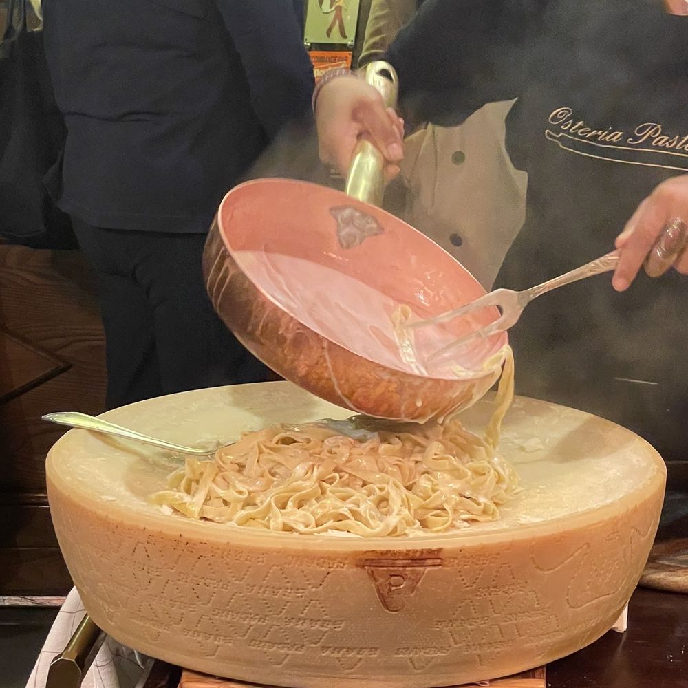 Osteria Pastella - Cheese wheel! - Tuscan Near Me - Florence, FI Osteria Pastella - Cheese wheel! - Tuscan Near Me - Florence, FI