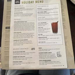 Holiday Menu Holiday Menu