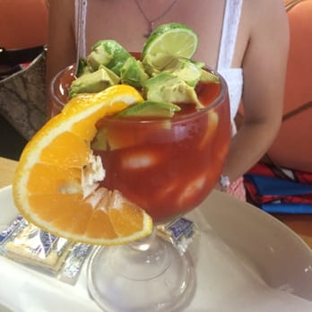 Las Fuentes - Mexican shrimp cocktail. - Mexican Near Me - Brenham, Texas