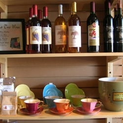 Chestnut Tree Teahouse & Bistro - After lunch, Mary and I always browse for new items in the shop.