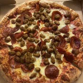 Potomac Pizza - Pepperoni and sausage - Pizza Near Me - College Park, Maryland Potomac Pizza - Pepperoni and sausage - Pizza Near Me - College Park, Maryland