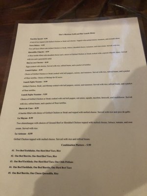 Menu photo 6 Tito's Mexican Grill Akron, OH