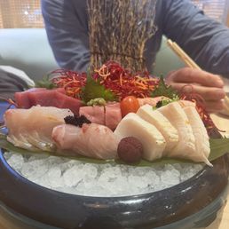 The omakase sashimi tasting The omakase sashimi tasting
