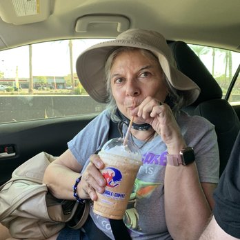 Desert Eagle Coffee - Diana enjoying:Diana's Summer Breeze - Coffee & Tea Near Me - Glendale, Arizona