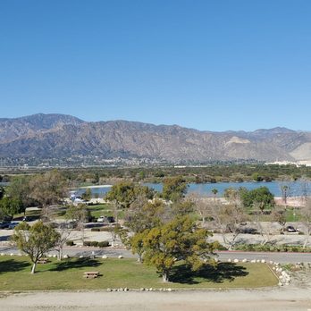 Santa Fe Dam Recreation Area - North-facing view from the service road above the recreational area. - Parks Near Me - Irwindale, California Santa Fe Dam Recreation Area - North-facing view from the service road above the recreational area. - Parks Near Me - Irwindale, California