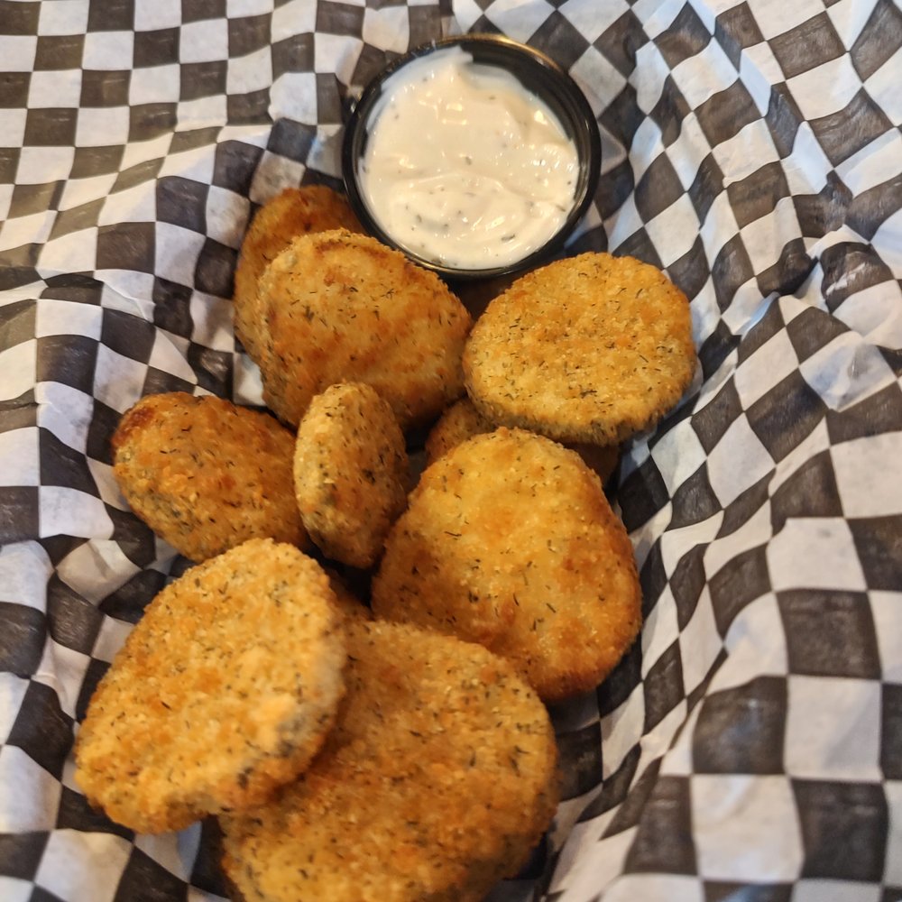 First Line Brewing - Fried Pickles with ranch - Breweries Near Me - Orchard Park, New York