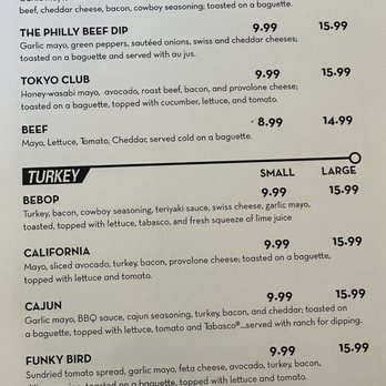 Tubs Gourmet Subs - Menu page 2 of 5 - Sandwiches Near Me - Lynnwood, Washington