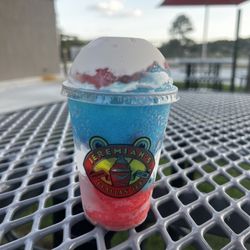 Jeremiah's Italian Ice - Watermelon and blueberry Gelati