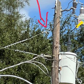 Marshall’s Tree Service And Landscaping - Nearly disconnected a third power line - Tree Services Near Me - Davie, Florida Marshall’s Tree Service And Landscaping - Nearly disconnected a third power line - Tree Services Near Me - Davie, Florida