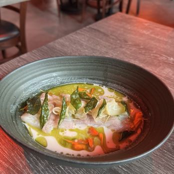 Darkroom - Kanpachi Crudo - Wine Bars Near Me - Santa Ana, California Darkroom - Kanpachi Crudo - Wine Bars Near Me - Santa Ana, California