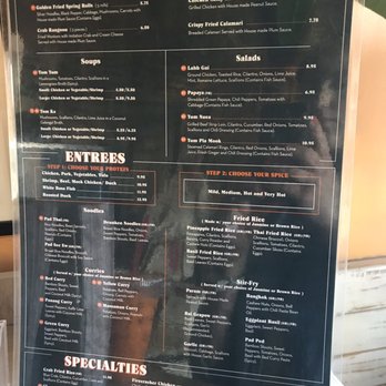 Bahn Thai - Menu - Thai Near Me - San Diego, California Bahn Thai - Menu - Thai Near Me - San Diego, California