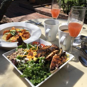 82 Queen - BBQ shrimp and grits was a nice twist.  Blackened chicken salad was on point. - Southern Near Me - Charleston, South Carolina