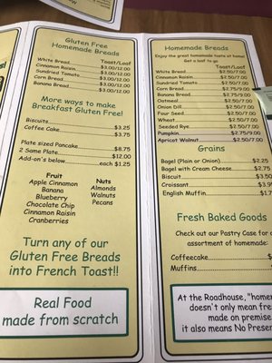 Menu photo 2 Roadhouse Cafe Belchertown, MA