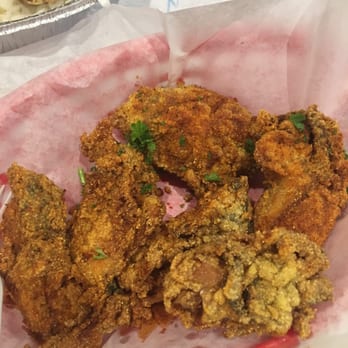 Backyard Bayou - Fried oysters mmmm crispy fresh delicious! - Cajun/Creole Near Me - Union City, California