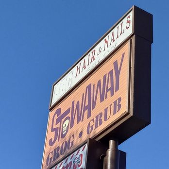 Stowaway - Sign - Tiki Bars Near Me - Tustin, California