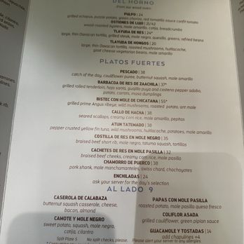 Xochi - Menu - Mexican Near Me - Houston, Texas