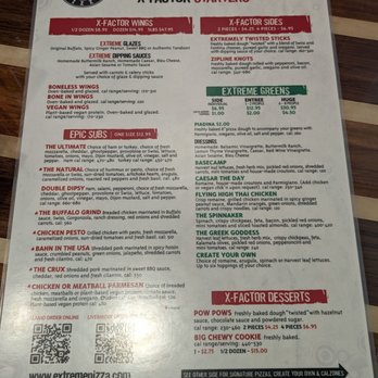 Extreme Pizza - Menu 10/11/22 - Pizza Near Me - Livermore, California
