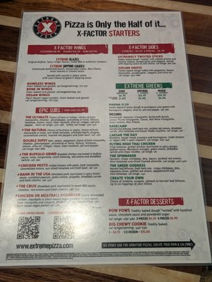 Menu photo 3 Extreme Pizza Livermore, CA