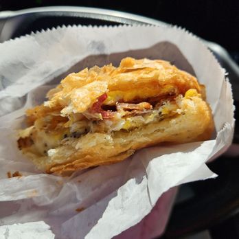 President Donuts - Bacon, egg, and cheese croissant - Donuts Near Me - Yorba Linda, California President Donuts - Bacon, egg, and cheese croissant - Donuts Near Me - Yorba Linda, California