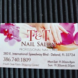 T & T Nail Salon - Business card