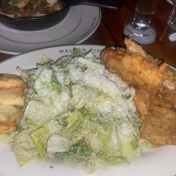 Maison Pickle - Buttermilk Fried Chicken Caesar Salad - Cocktail Bars Near Me - New York, New York