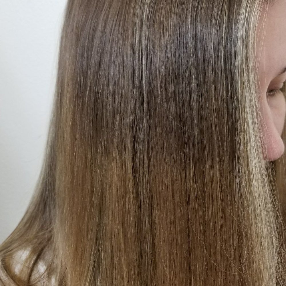 BreCyn Salon - As you can see one big chunk of blind and ow baleyage is not smooth. - Hair Salons Near Me - Everett, Washington