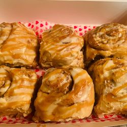 Pat’s Tastee Breads - Maple Caramel cinnamon rolls