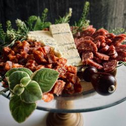 Swigs and Grinds - Welcome to the funky side of the grazing table: Italian Gorgonzola, spicy calabrese, truffle salami