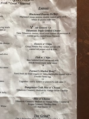 Menu photo 7 The Schooner Restaurant & Lounge Netars, OR
